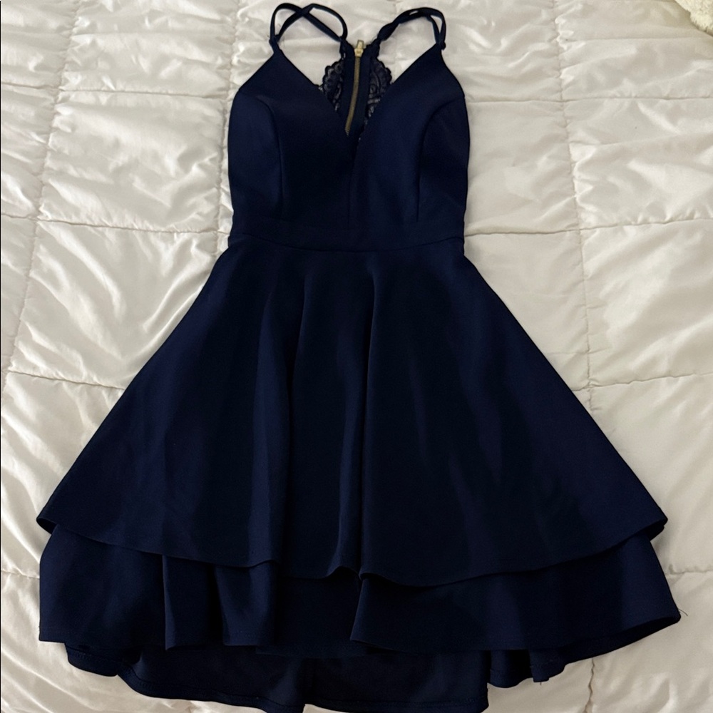 Honey and Rosie Navy Blue Mini Dress
